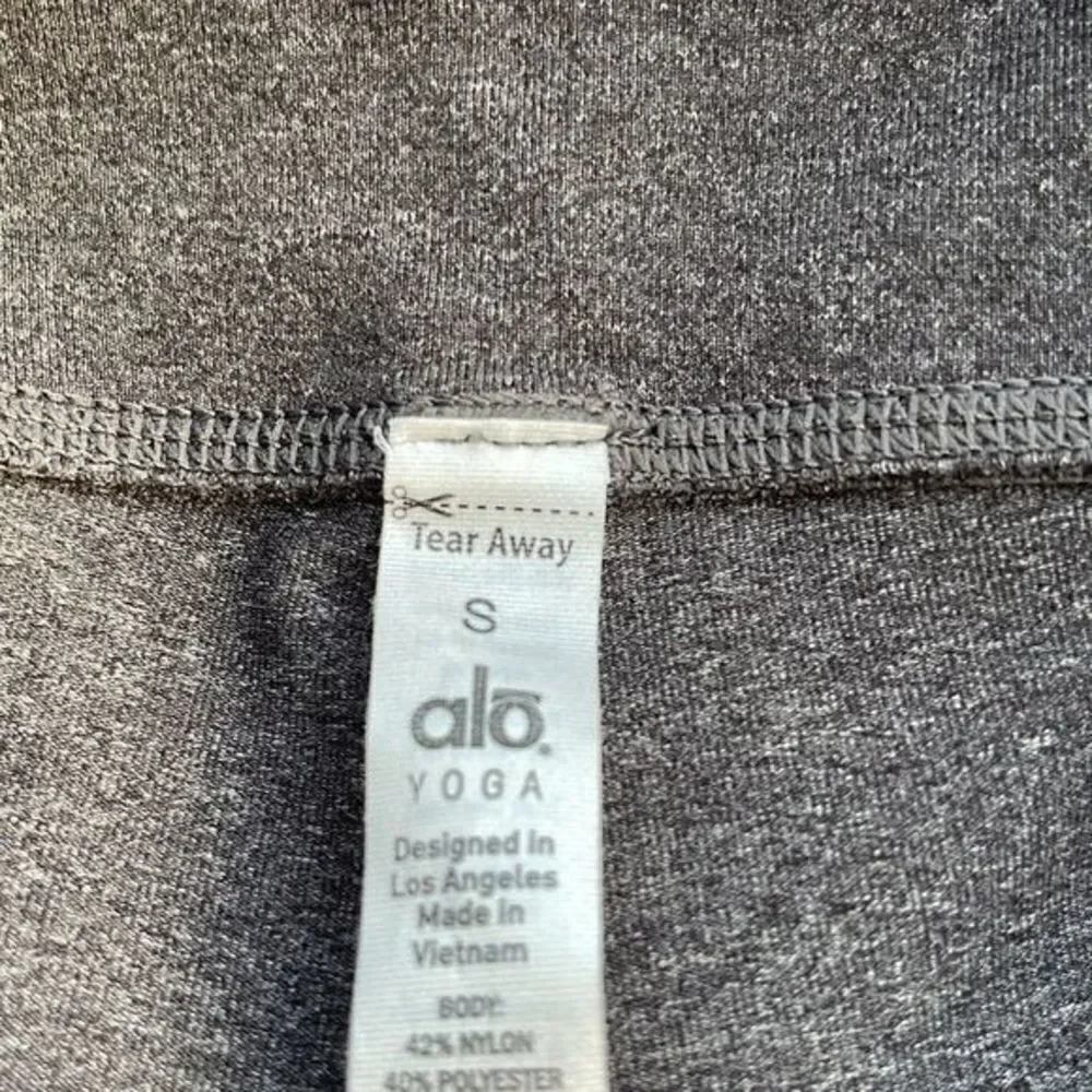 NWOT ALO Yoga | Stormy Heather Gray Moto Legging size small